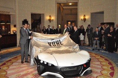 VuHL 05 supercar unveiled at the Royal Automobile Club in London